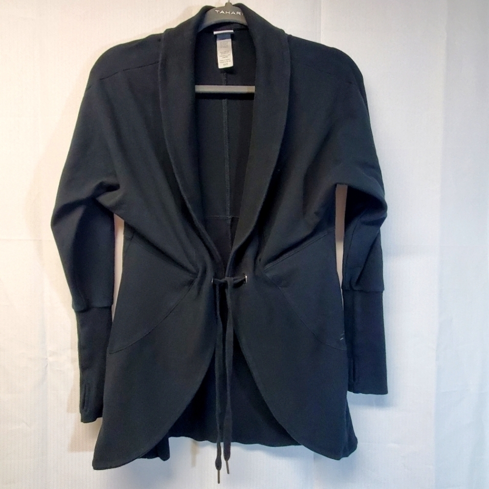 Champion Black Athletic Athleisure Sweatshirt Cardigan.